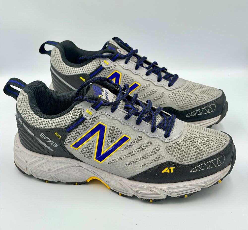 New Balance 573 Gray All Terrain Trail Running Shoes Mens Size 10
